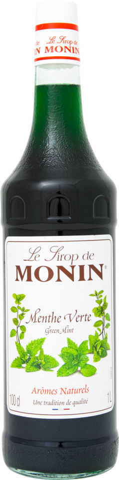 Сироп Monin Green Mint Syrup со вкусом и ароматом мяты 1л