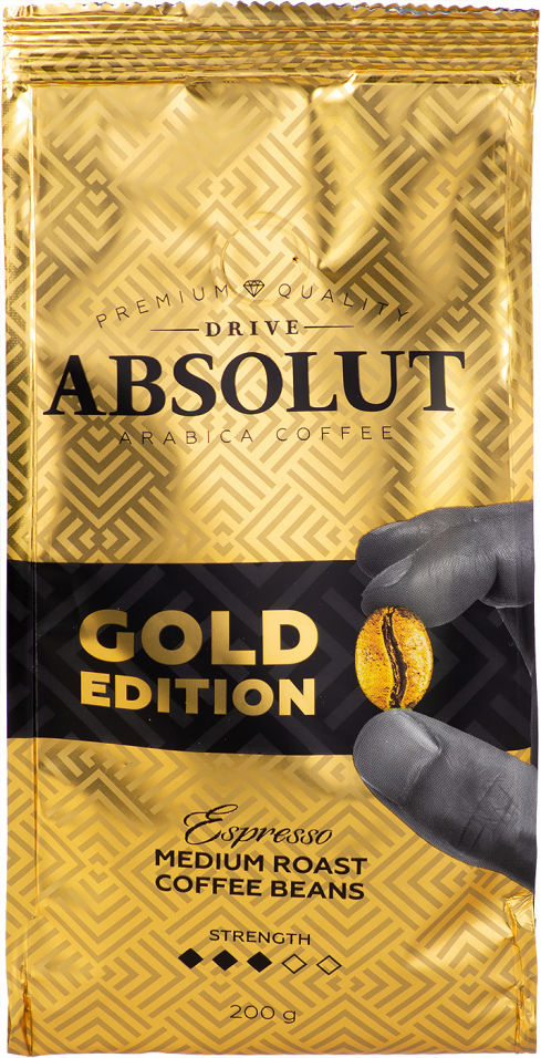 Кофе в зернах Absolut Drive Gold Edition 200г