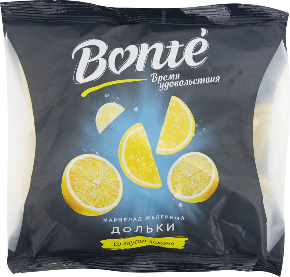 Мармелад Bonte Bakery желейный дольки лимонные 300г