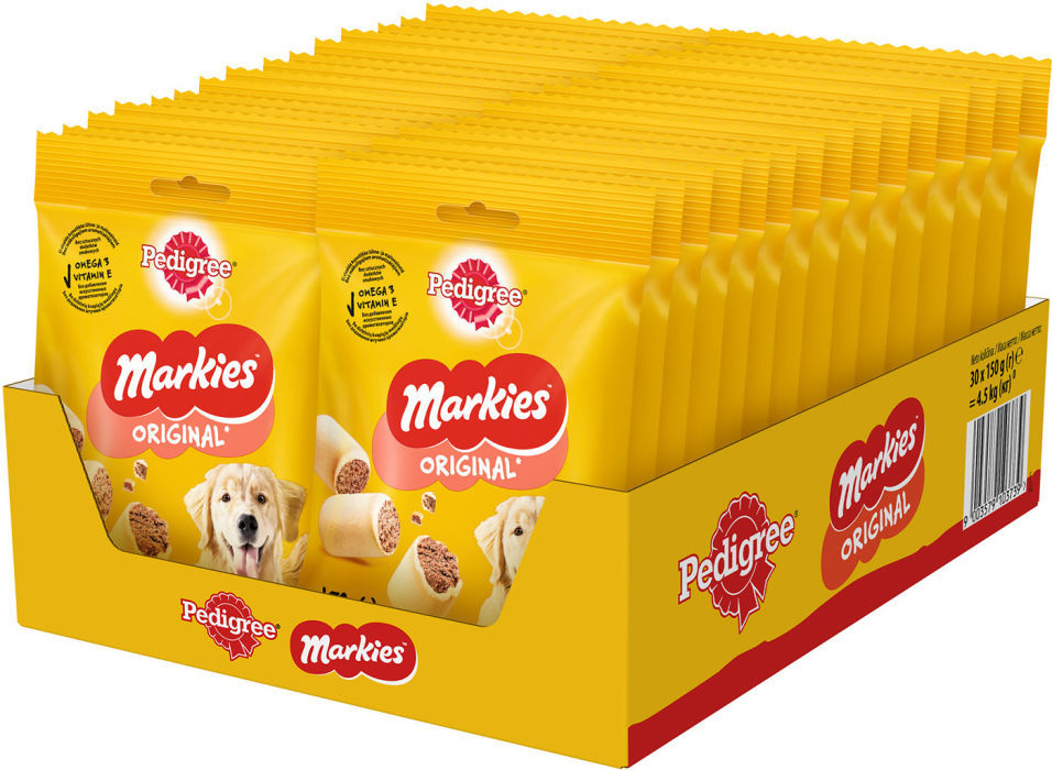 Лакомство для взрослых собак Pedigree Markies 150г (упаковка 3 шт.)