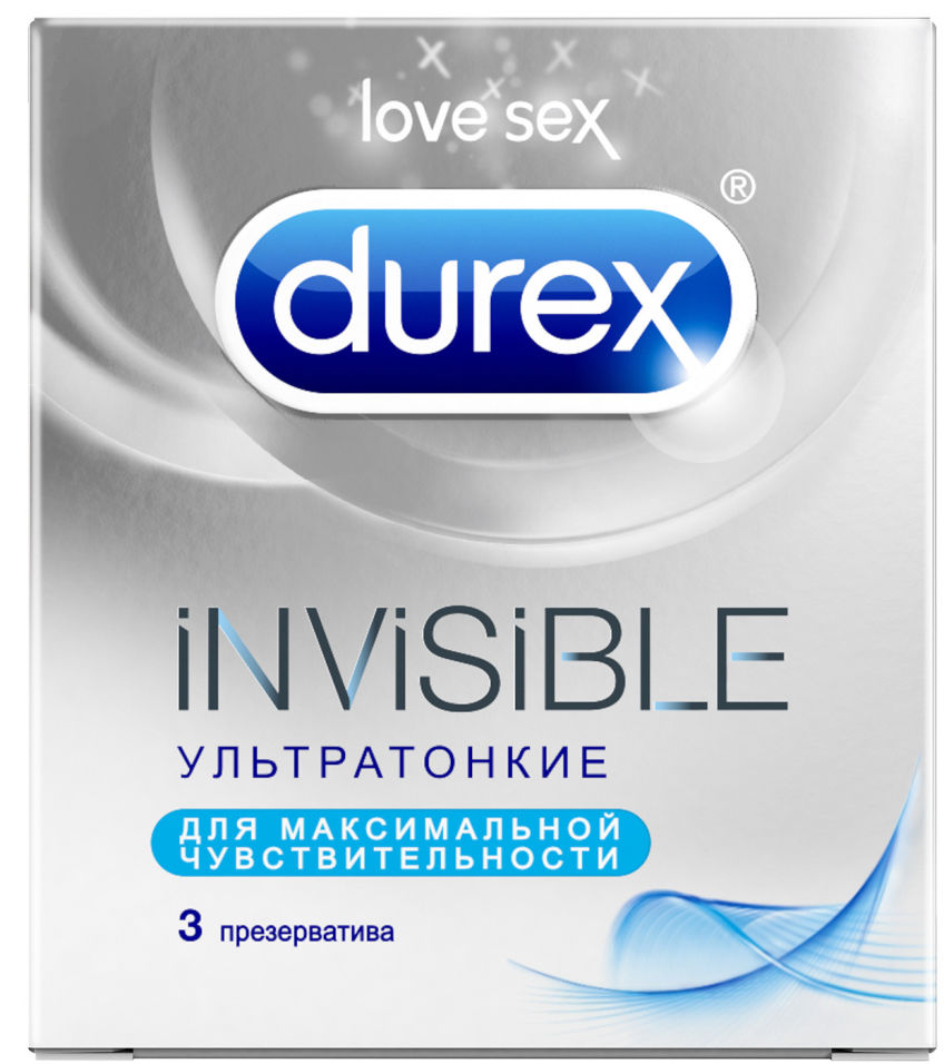 Презервативы Durex Invisible 3шт