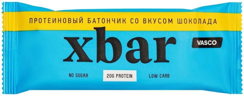 Батончик протеиновый XBar со вкусом шоколада 60г