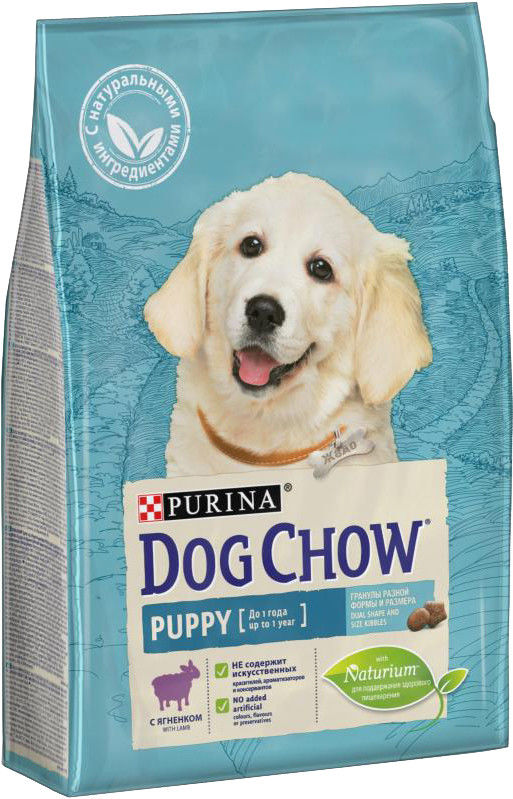 Сухой корм для щенков Dog Chow Puppy с ягненком 14кг
