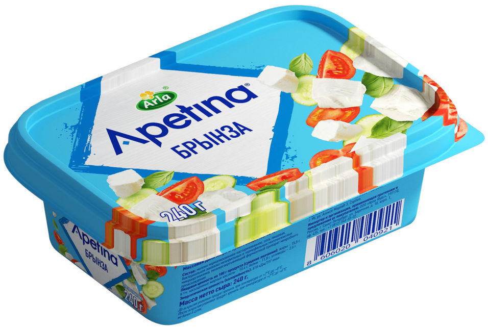 Сыр Arla Apetina брынза 45% 240г