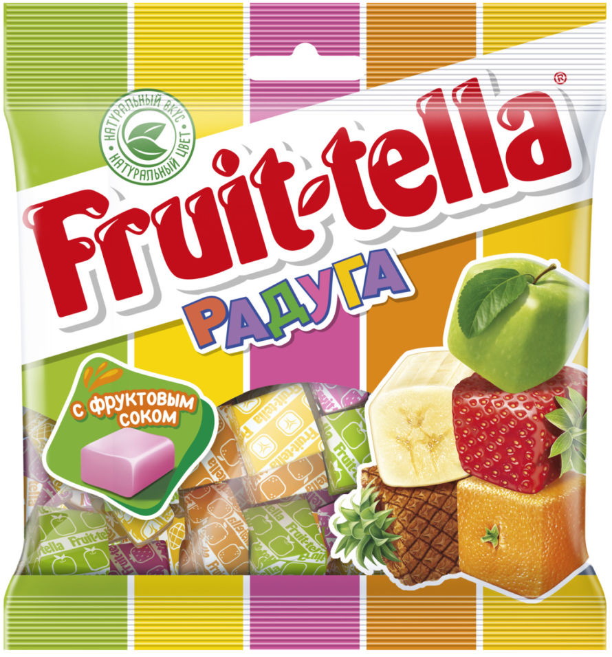 Жевательные конфеты Fruittella Радуга 70г