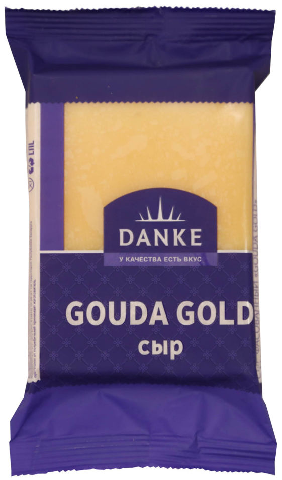Сыр Danke Gouda Gold 45% 180г