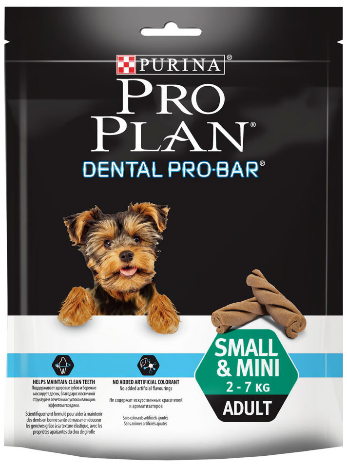 Лакомство для собак Pro Plan Dental Pro-Bar Small&Mini Adult 150г