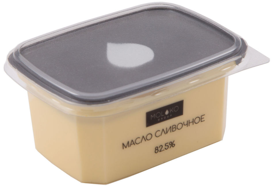 Масло сладко-сливочное Moloko Group Традиционное 82.5% 200г