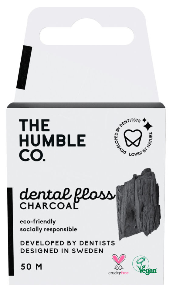 Зубная нить Humble Древесный уголь