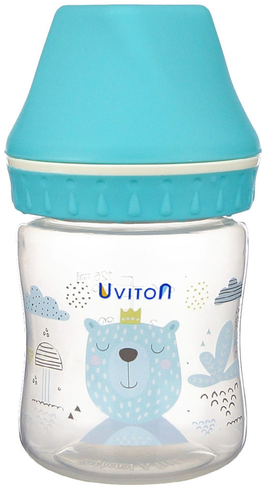 Бутылочка детская Uviton с широким горлышком 125мл