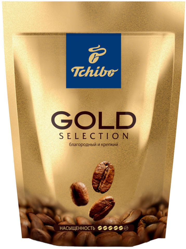 Кофе растворимый Tchibo Gold Selection натуральный сублимированный 285г