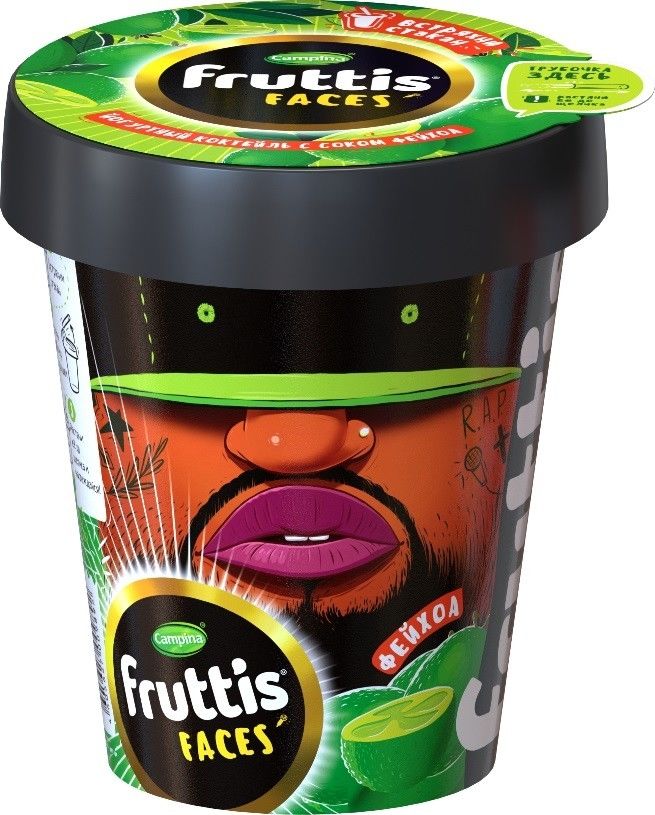 Коктейль йогуртный Fruttis Фейхоа 2.5% 265г