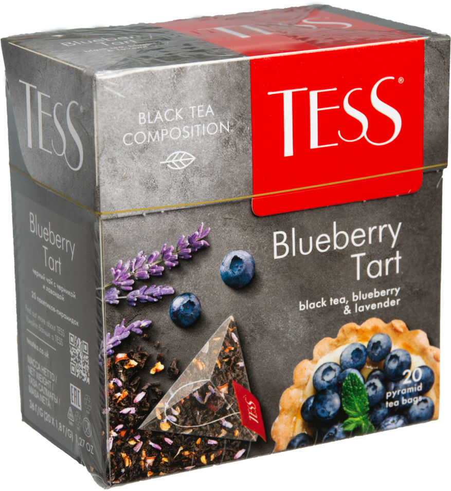Чай черный Tess Blueberry Tart 20 пак