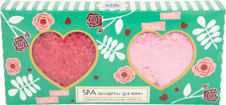 Подарочный набор Spa by Lara Coco mint ассорти соли для ванны