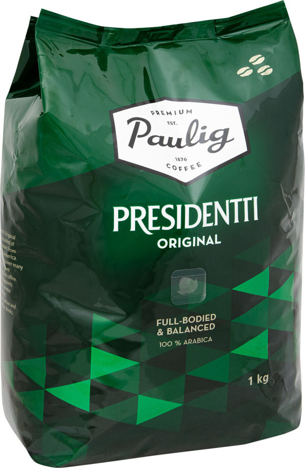 Кофе в зернах Paulig Presidentti Original 1кг