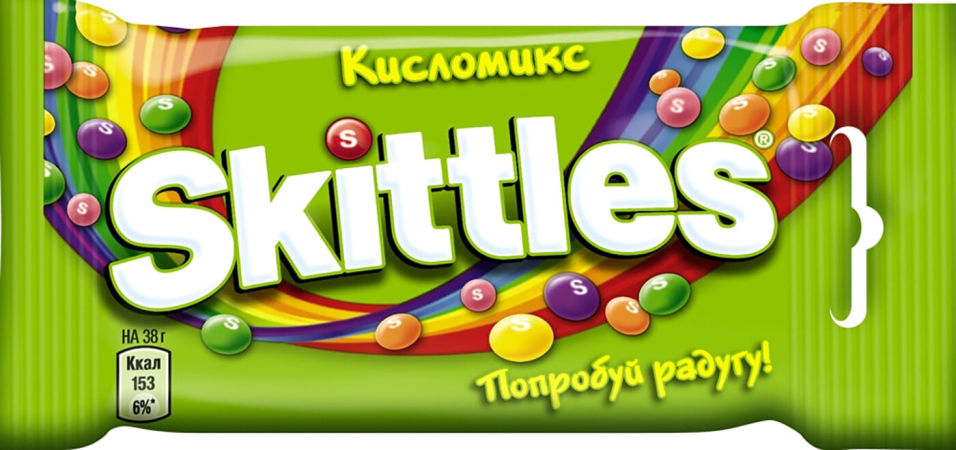 Драже Skittles Кисломикс 38г