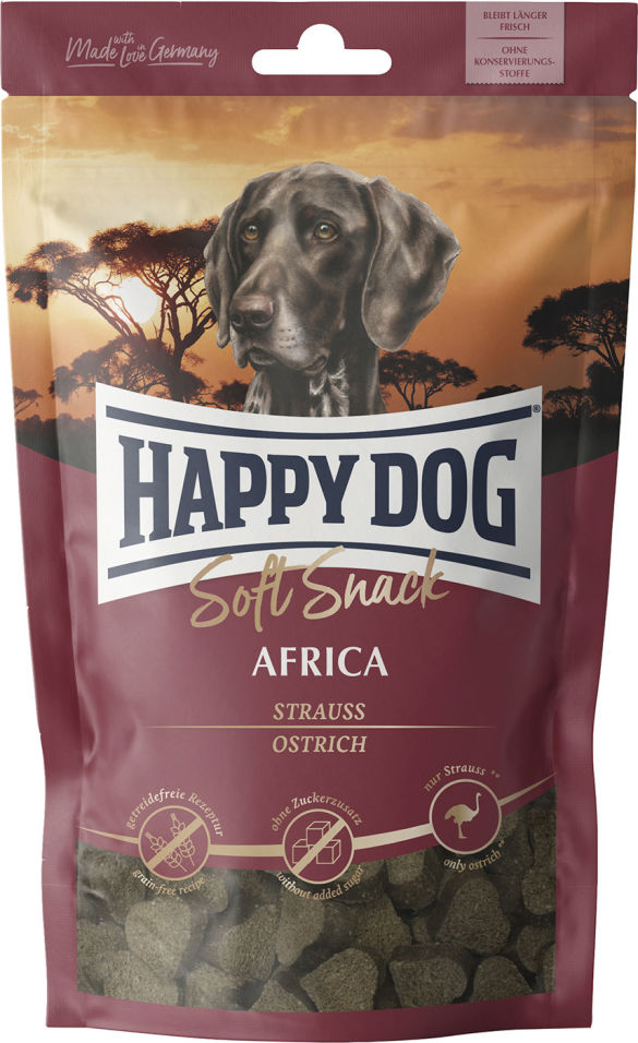 Лакомство для собак Happy Dog Африка 100г (упаковка 3 шт.)