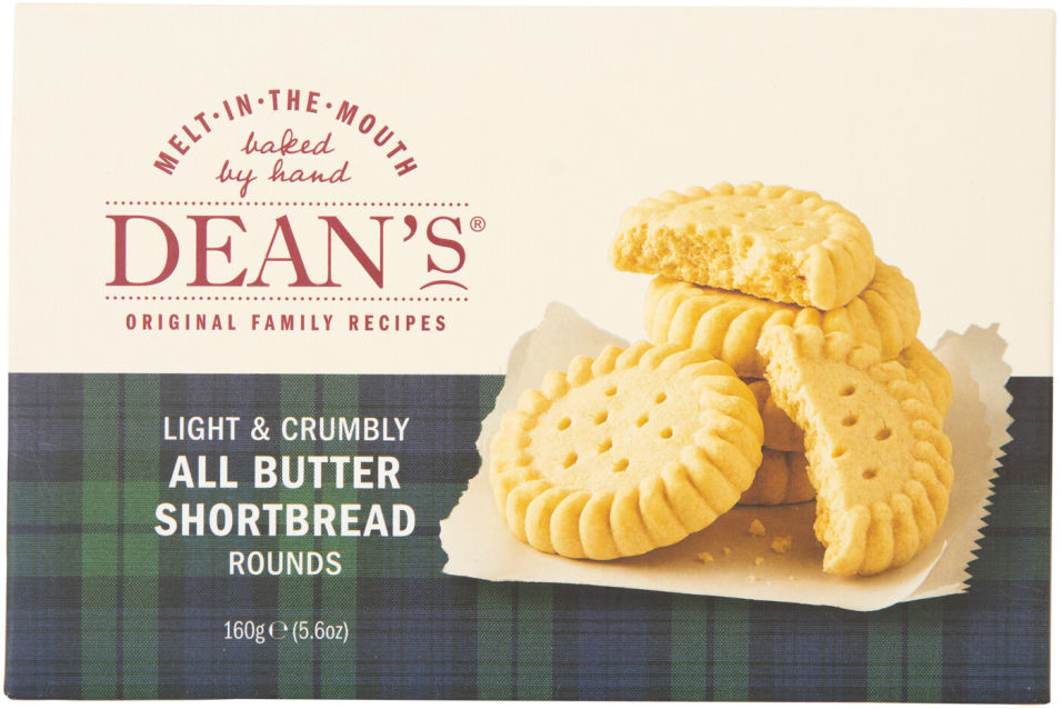 Печенье Deans All butter Shortbread Rounds 160г