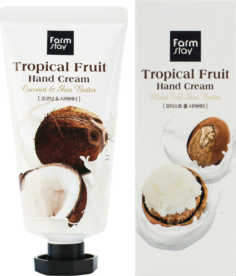 Крем для рук FarmStay Tropical Fruit с маслом ши 50мл (упаковка 3 шт.)