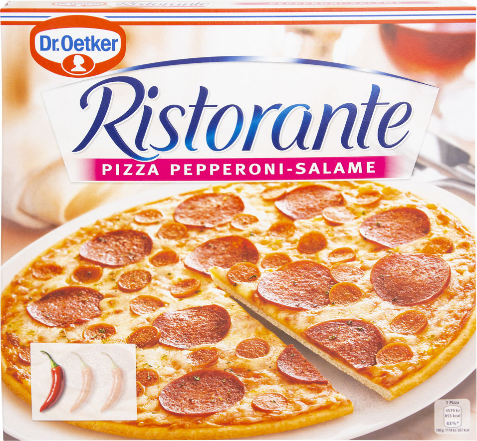 Пицца Dr.Oetker Ristorante Пепперони Салями 320г