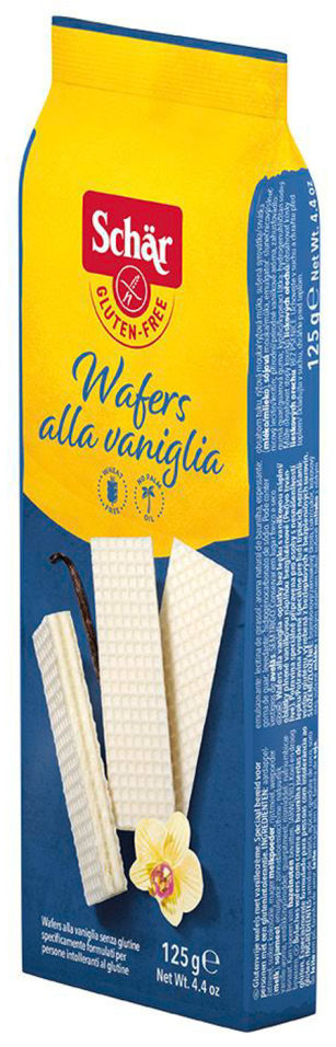 Вафли Schar Waffers Alla Vaniglia с ванилью без глютена 125г