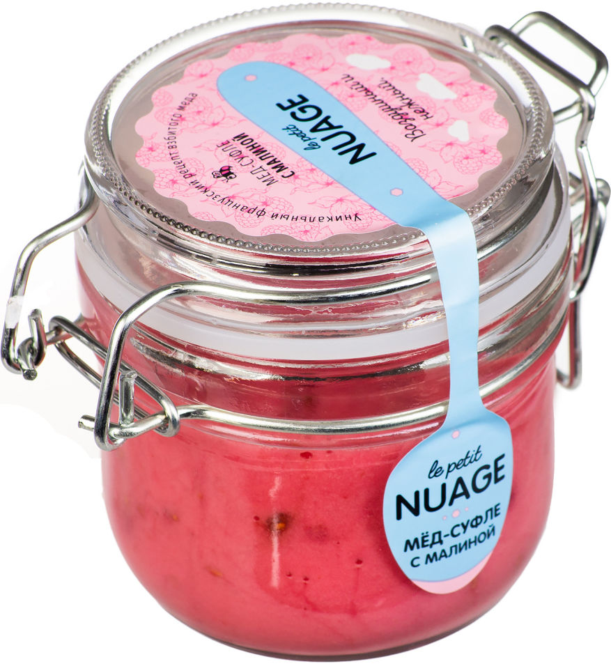 Мед-суфле Le petit Nuage с малиной 215г