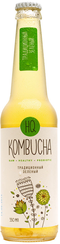 Чай зеленый HQ Kombucha Традиционный 330мл