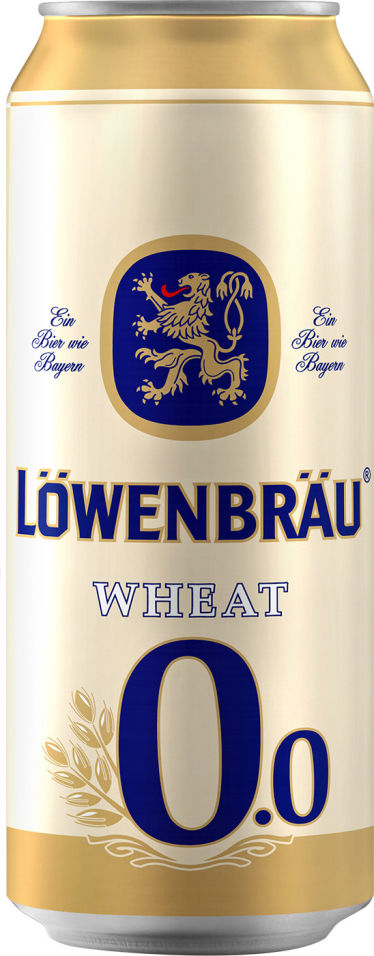 Напиток пивной Lowenbrau Wheat безалкогольный 450мл Напиток пивной Lowenbrau Wheat безалкогольный 450мл