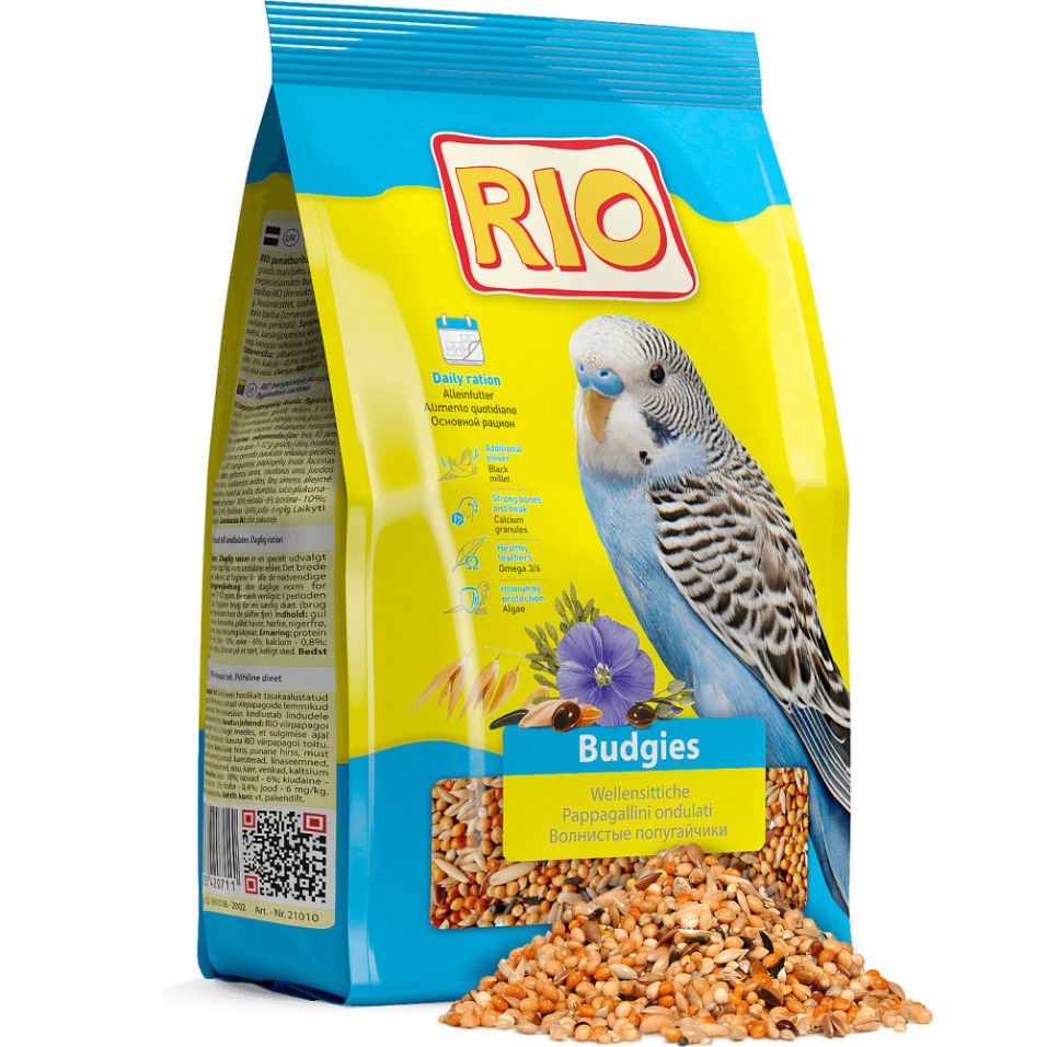 Корм для птиц Rio для волнистых попугайчиков 1кг