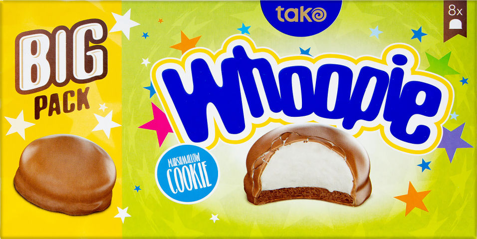 Печенье Whoopie с маршмеллоу в какао глазури 112г