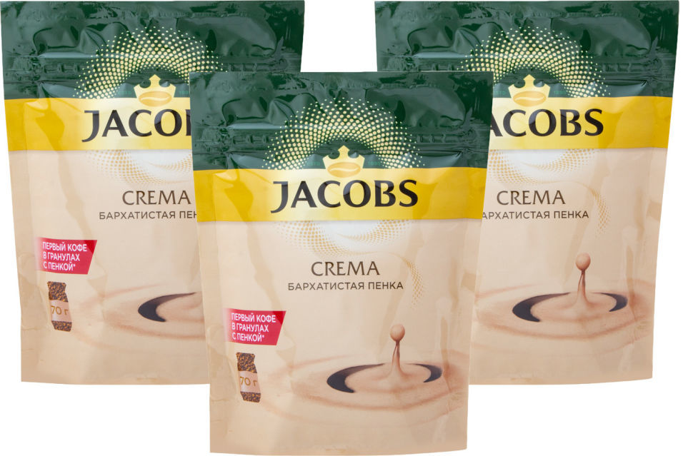 Jacobs Crema Растворимый Кофе Купить