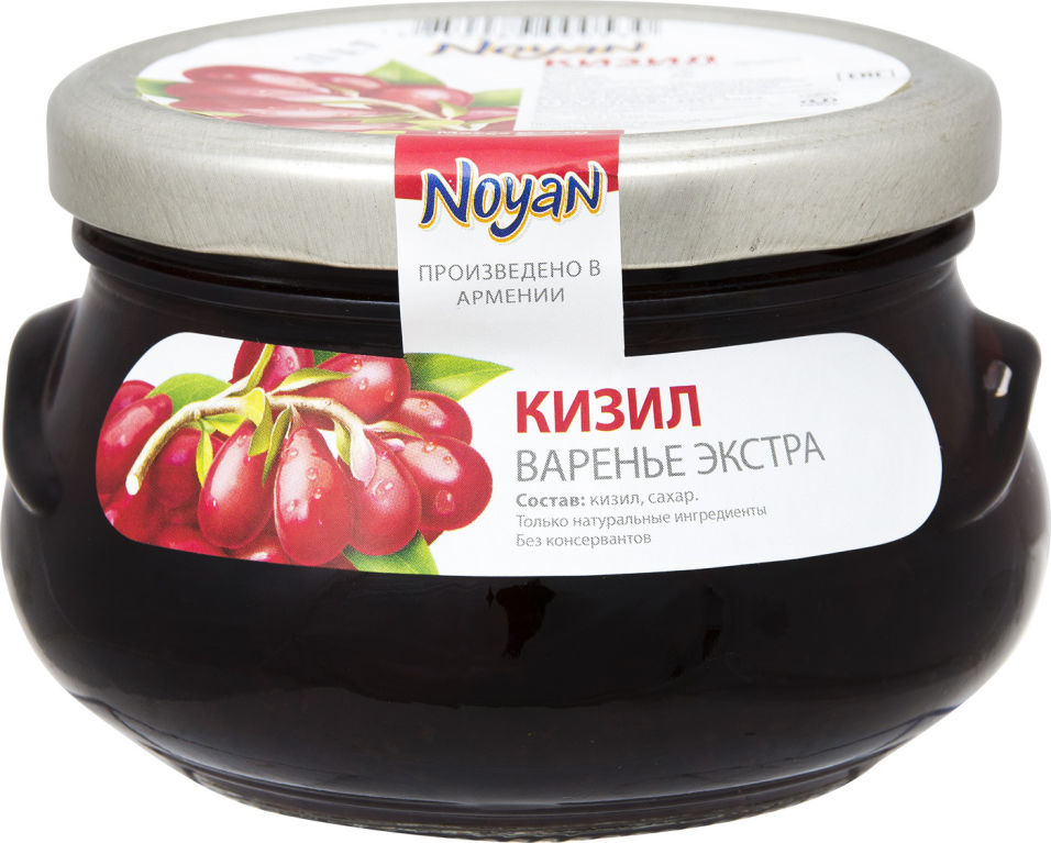 Варенье Noyan Кизил Экстра 450г