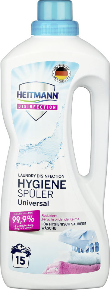 Ополаскиватель для белья Heitmannс Universal Hygiene Spuler универсальный 1.25л