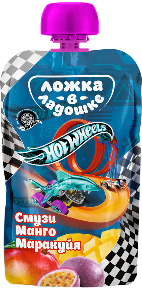 Пюре Ложка в ладошке Hot Wheels Манго и Маракуйя 115г