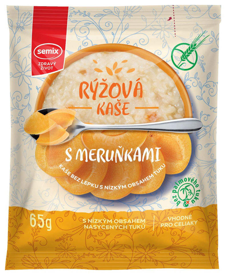 Каша Semix рисовая с абрикосом 65г