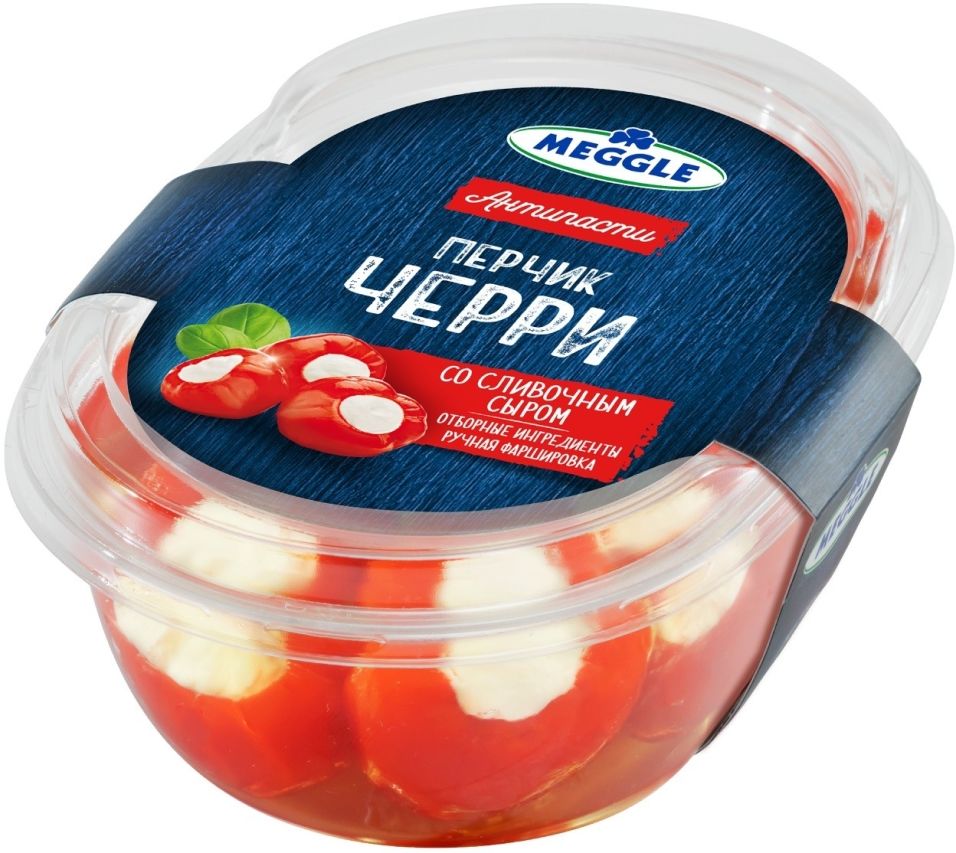 Перчик черри Meggle со сливочным сыром 210г