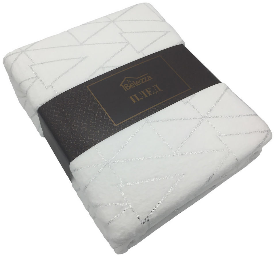 Плед Belezza Флоренция белый 180х200см