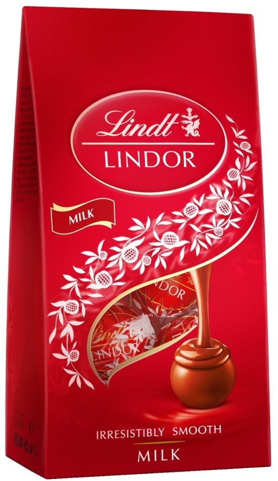 Набор конфет Lindor начинка молочный шоколад 100г