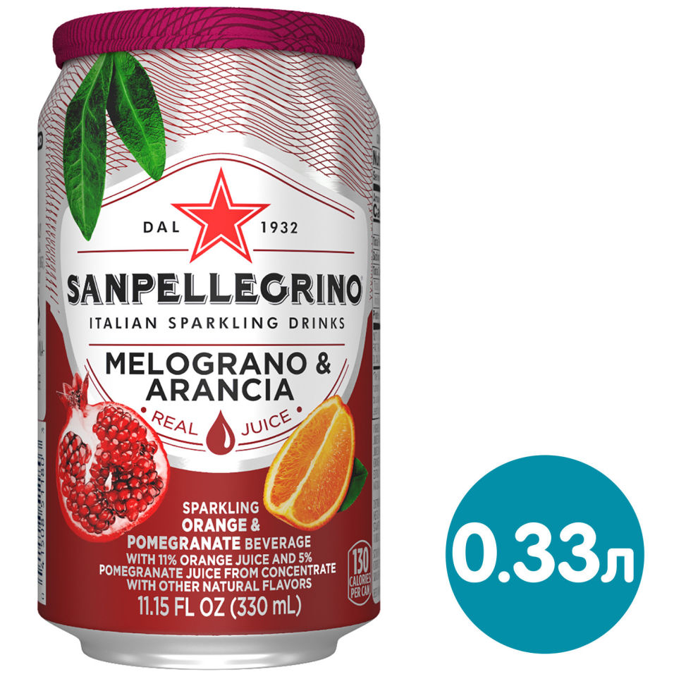 Напиток San pellegrino Melograno e Arancia 330мл
