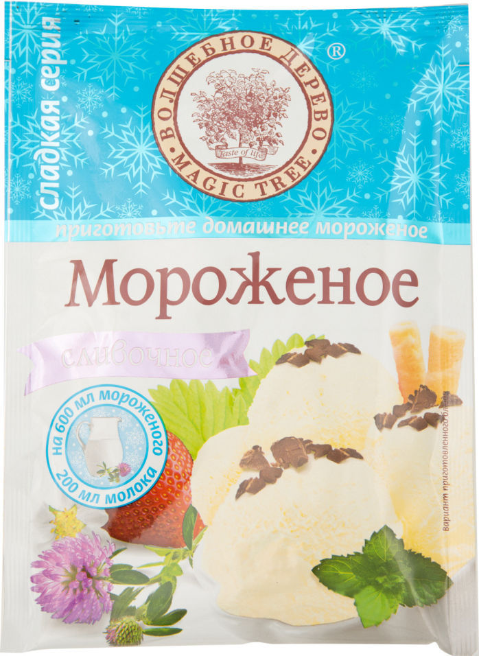Сухая смесь Волшебное дерево Мороженое Сливочное 70г