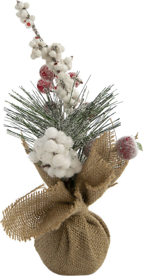 Украшение новогоднее Magic Time Заснеженная веточка