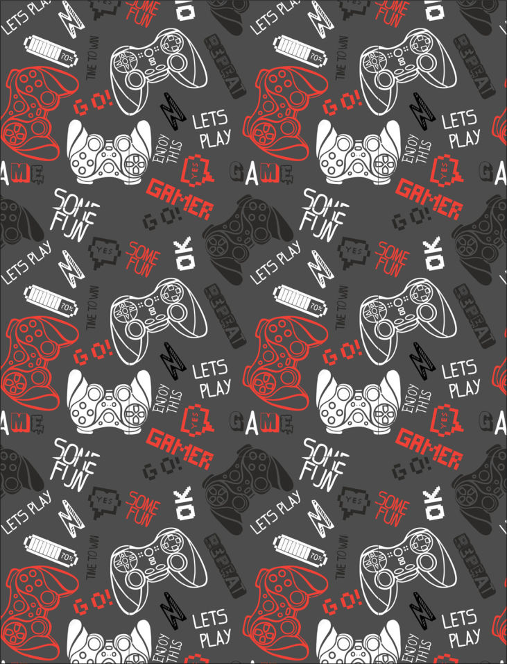 Плед Belezza Gamer серо-красный 130*170см