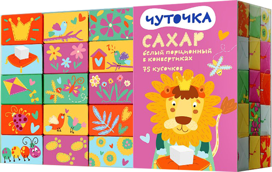 Сахар Чуточка белый кусковой 420г