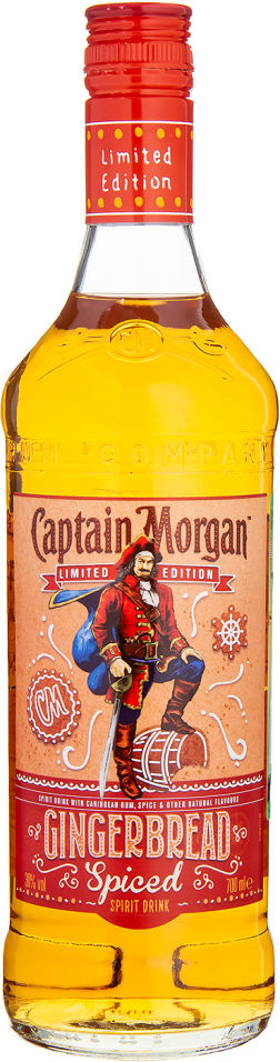 Отзывы о Роме Captain Morgan Gingerbread Spiced 30% 0.7л Отзывы о Роме Captain Morgan Gingerbread Spiced 30% 0.7л