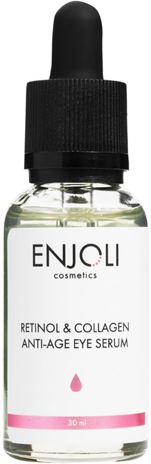 Сыворотка для кожи вокруг глаз Enjoli с коллагеном и ретинолом против следов усталости 30мл 687₽