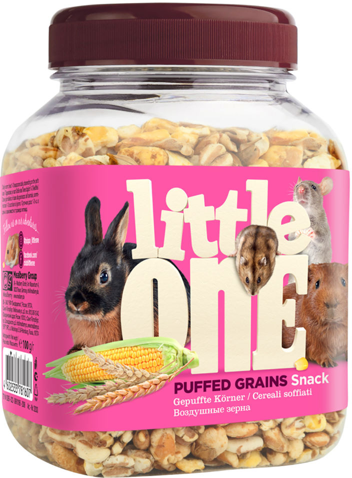 Лакомство для грызунов Little One Воздушные зерна 100г Лакомство для грызунов Little One Воздушные зерна 100г