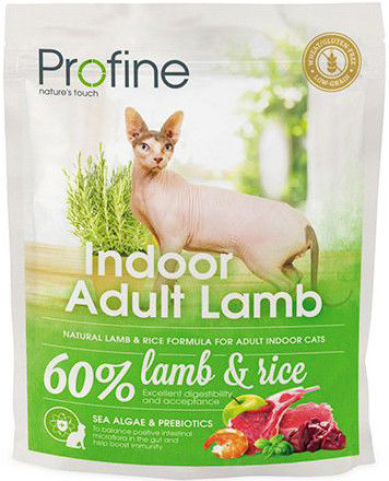 Сухой корм для кошек Profine Indoor Ягненок 300г Сухой корм для кошек Profine Indoor Ягненок 300г