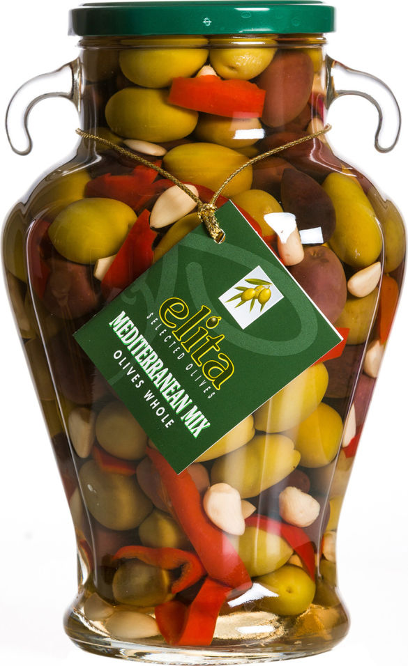 Оливки ELITA Средиземноморский коктейль 1.7л