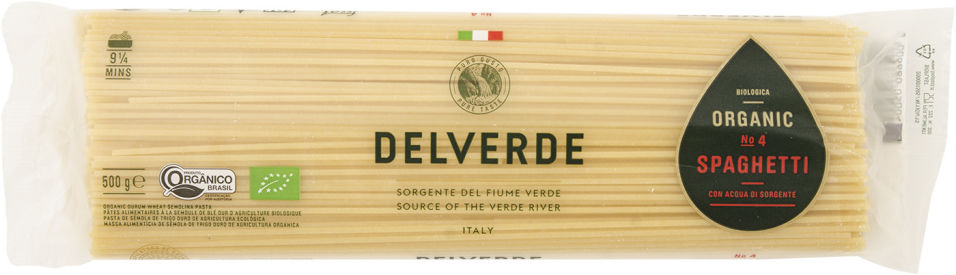 Макароны Delverde Spaghetti Biologica №4 500г