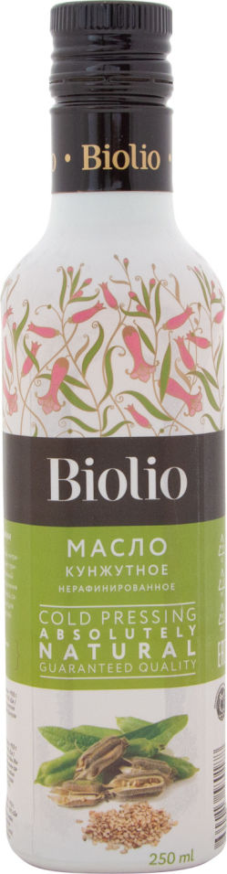 Масло кунжутное Biolio 250мл